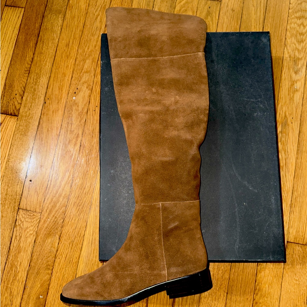 NWT J.Crew over the knee suede boots